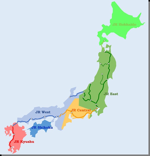 Shinkansen System Map